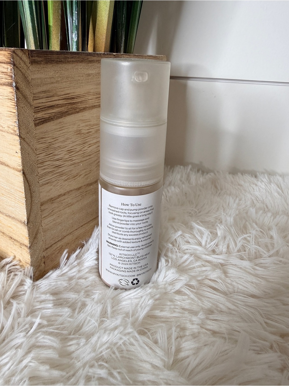 Kitsch Volumizing Rice Protein Invisible Dry Shampoo Powder Mist - Picture 2 of 4